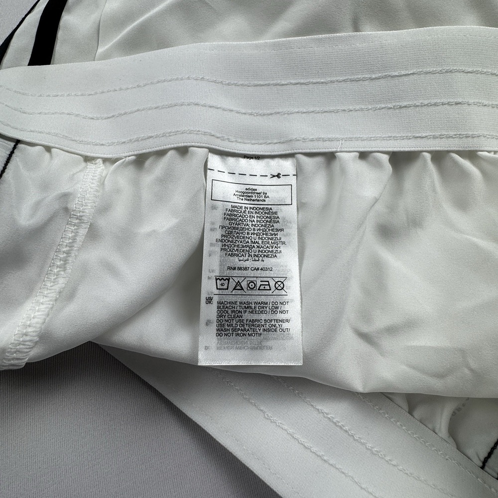ADIDAS Womens Size XL 3 Stripes High Rise Athletic Training Shorts Aeroready Run - Picture 9 of 13